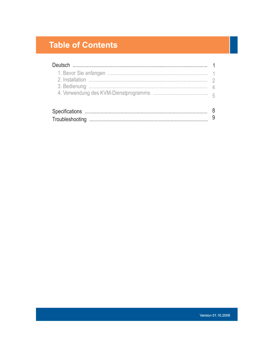 TRENDnet TK-204UK manual Deutsch 