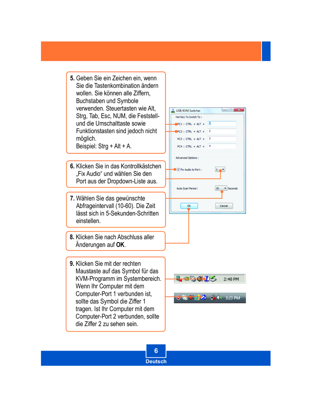 TRENDnet TK-204UK manual Deutsch 