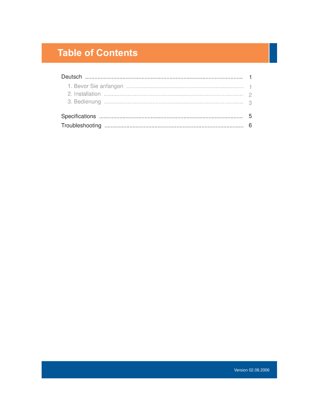 TRENDnet TK-205K manual Table of Contents 