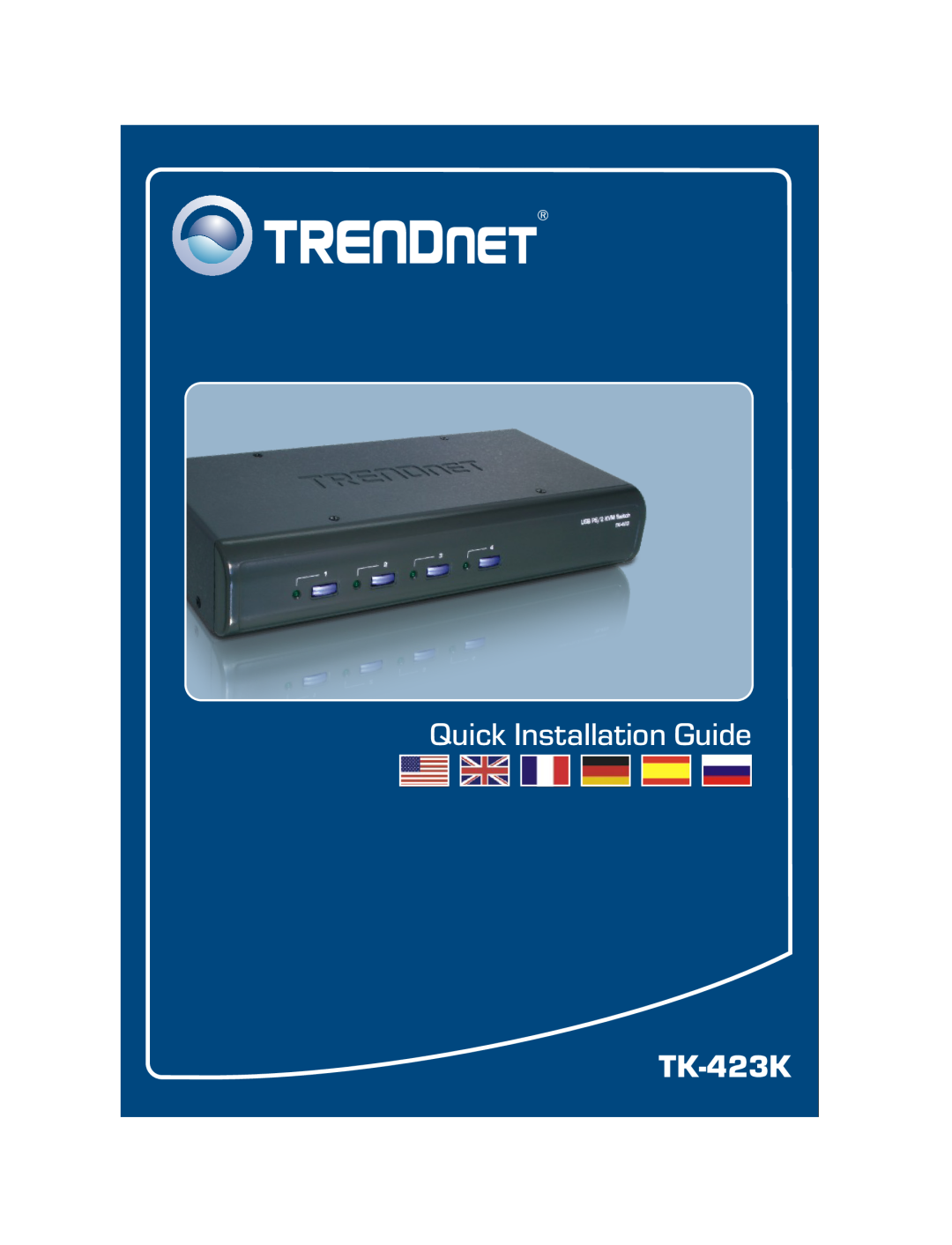TRENDnet TK-423K manual Quick Installation Guide 