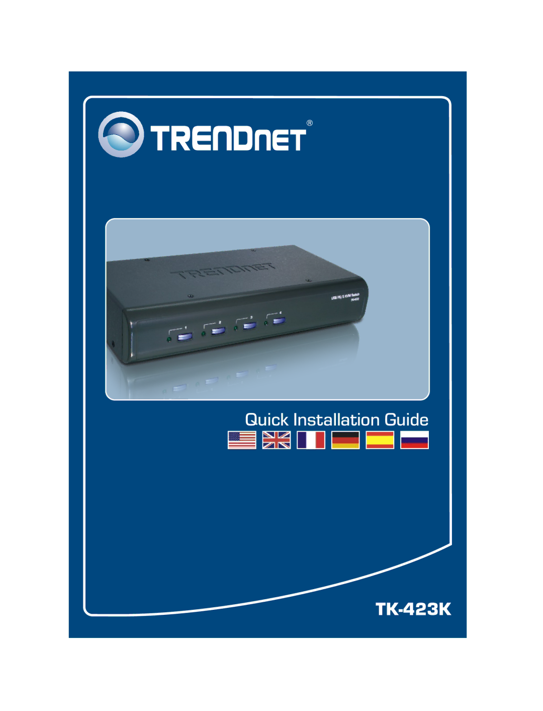 TRENDnet TK-423K manual 