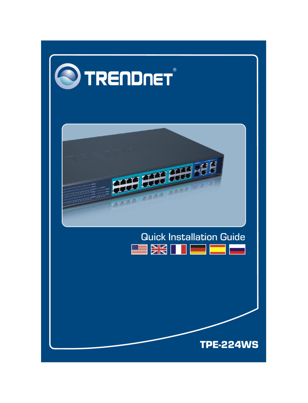 TRENDnet TPE-224WS manual 