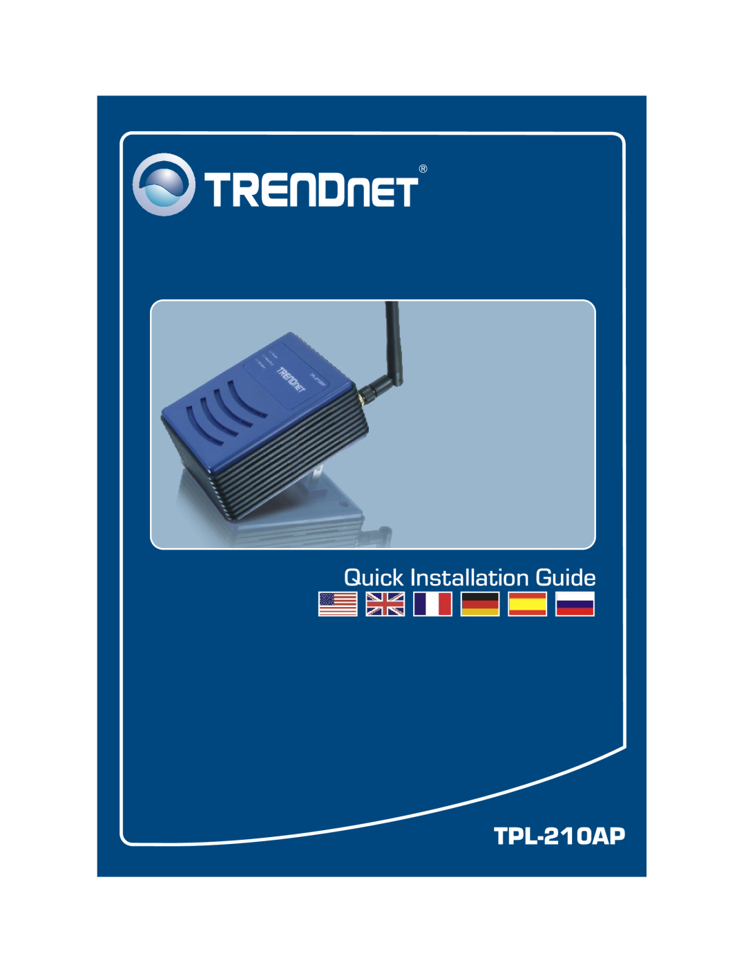 TRENDnet TPL-210AP manual Quick Installation Guide 