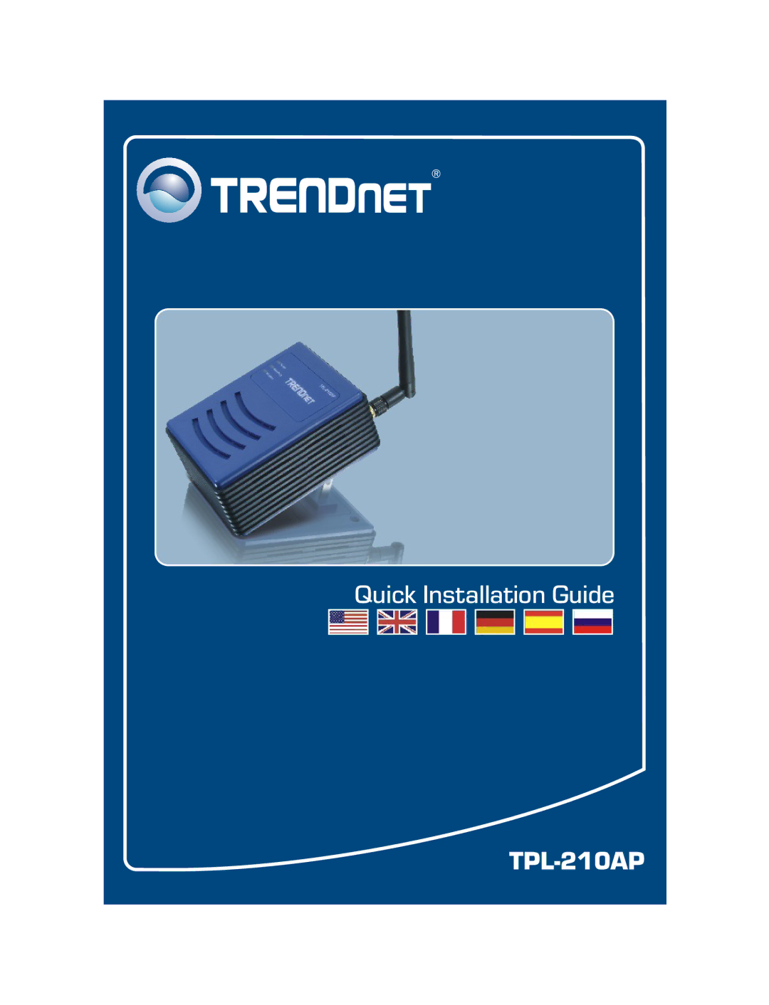 TRENDnet TPL-210AP manual 