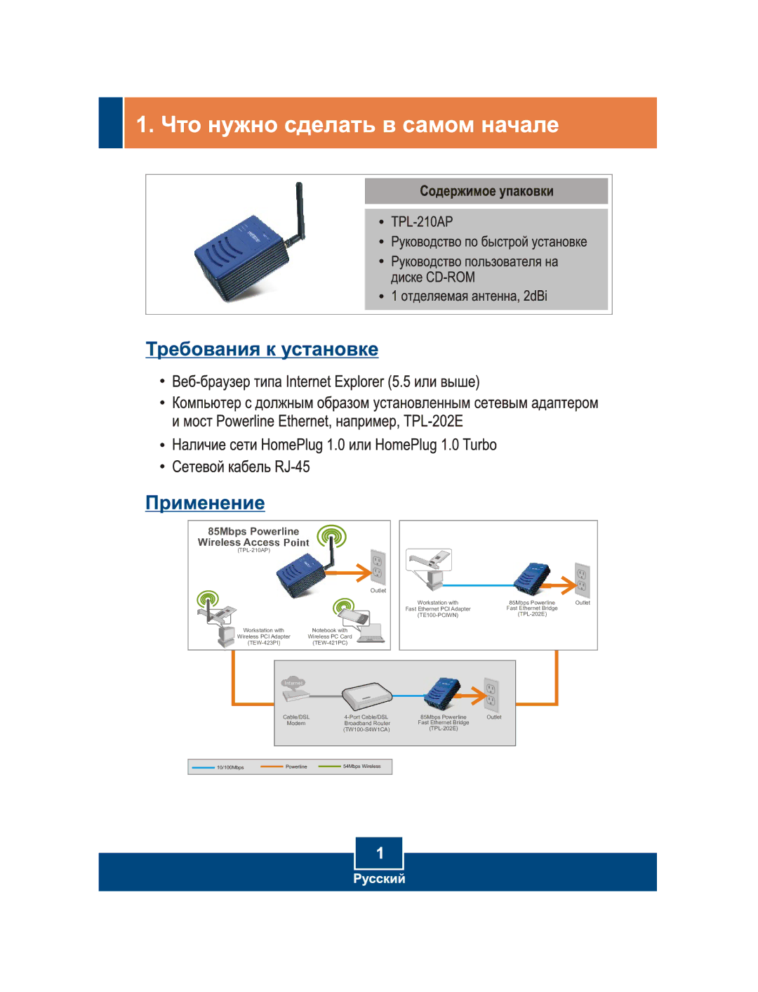 TRENDnet TPL-210AP manual 85Mbps Powerline Wireless Access Point 