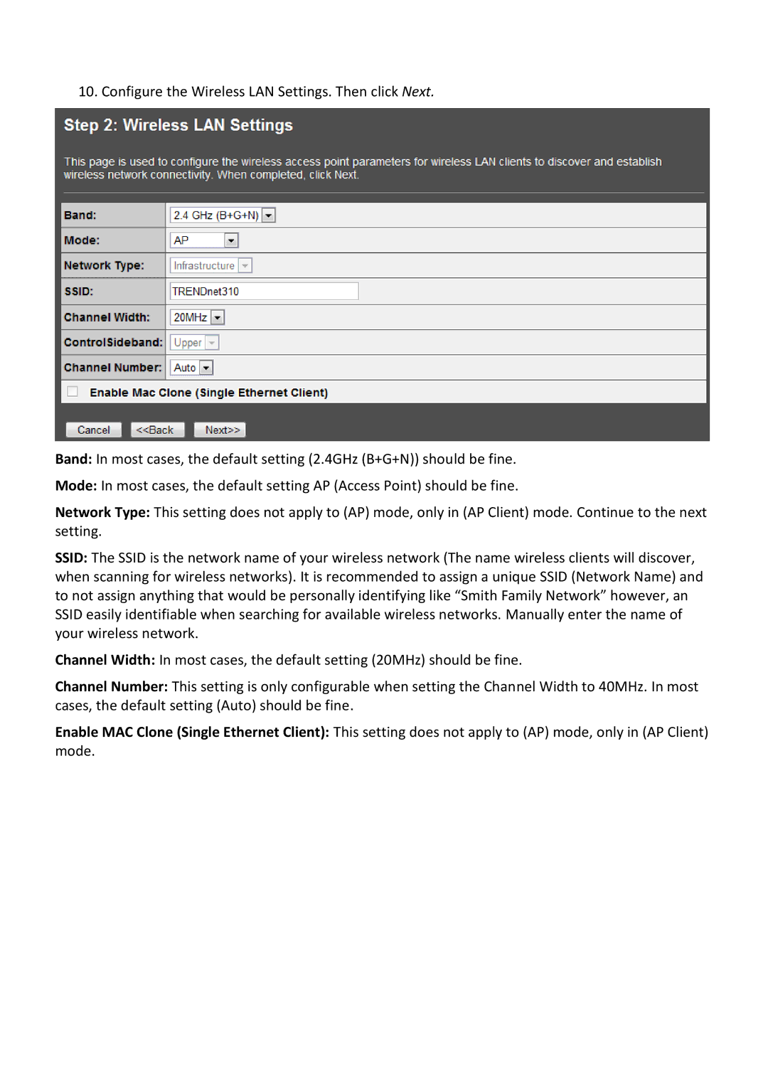 TRENDnet TPL310AP manual 