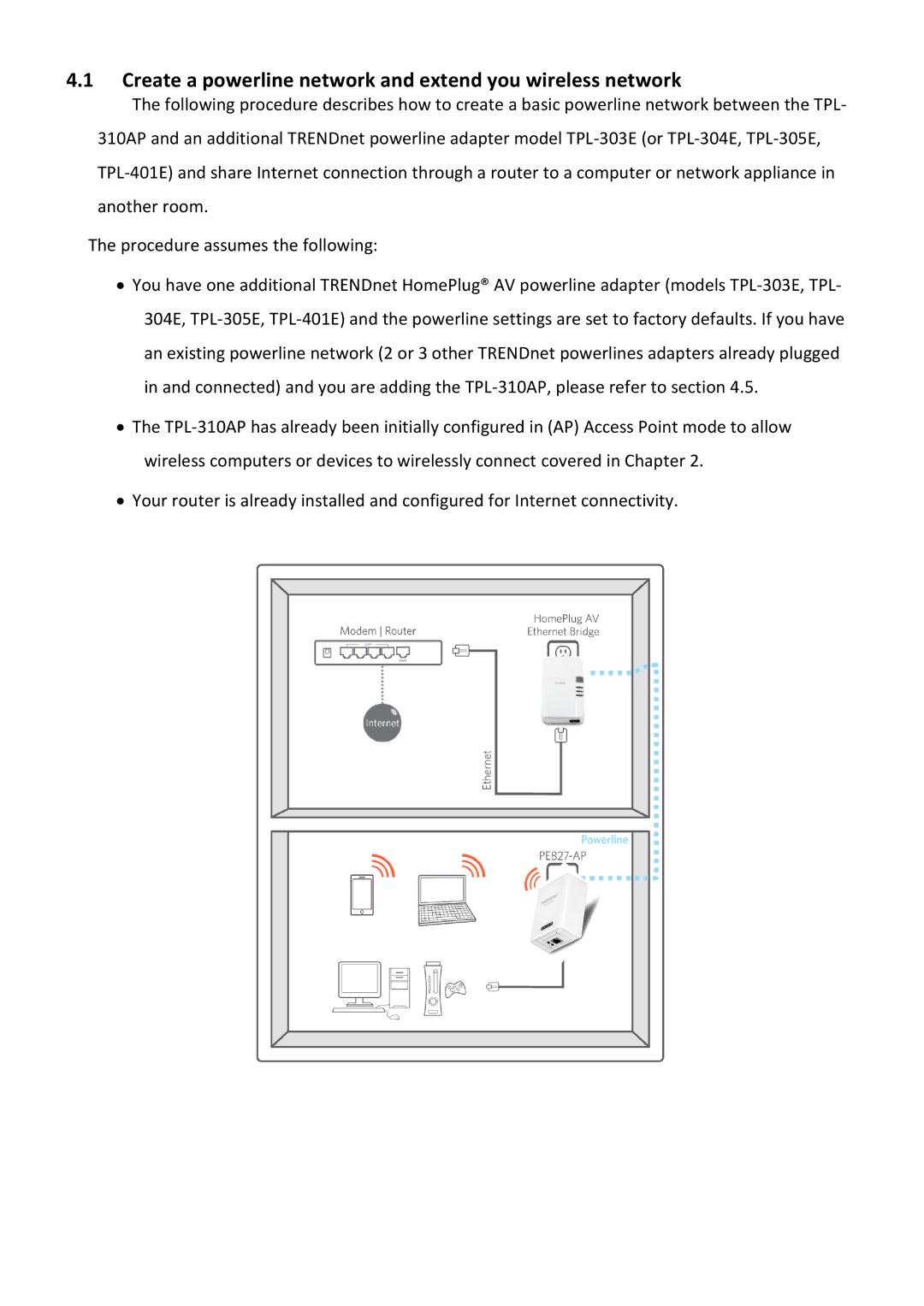 TRENDnet TPL310AP manual Create a powerline network and extend you wireless network 