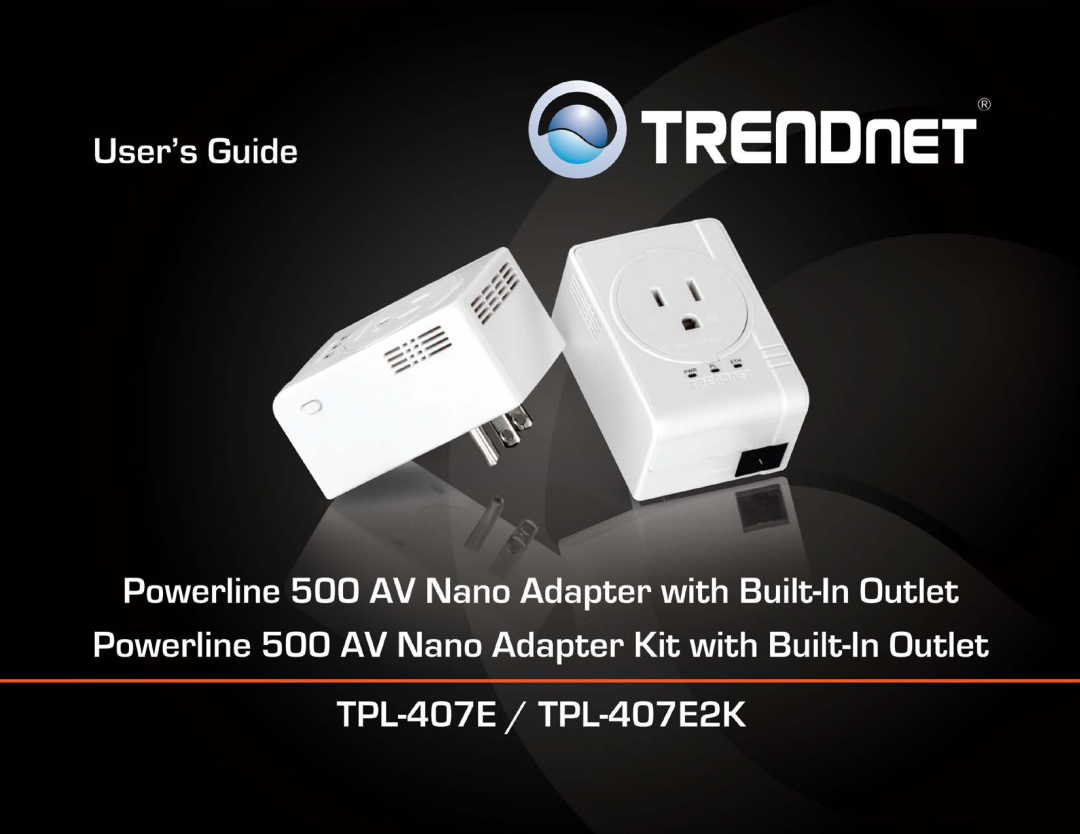 TRENDnet TPL407E2K manual 