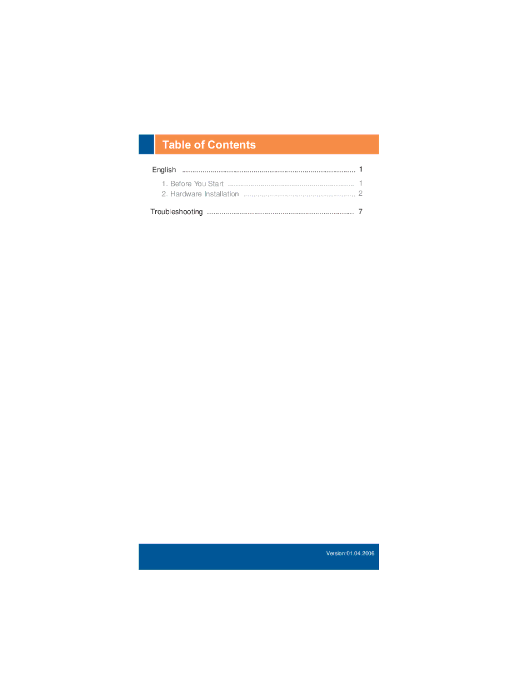 TRENDnet TEW-AI86DB, TRENDnet antenna manual Table of Contents 