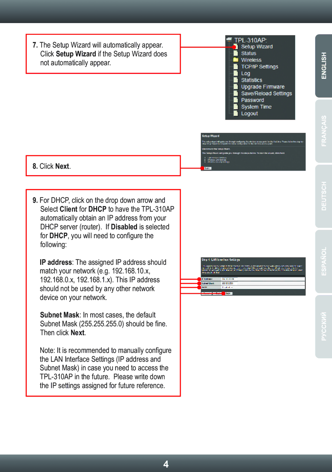 TRENDnet TRENDNET, TPL-310AP manual Click Next 