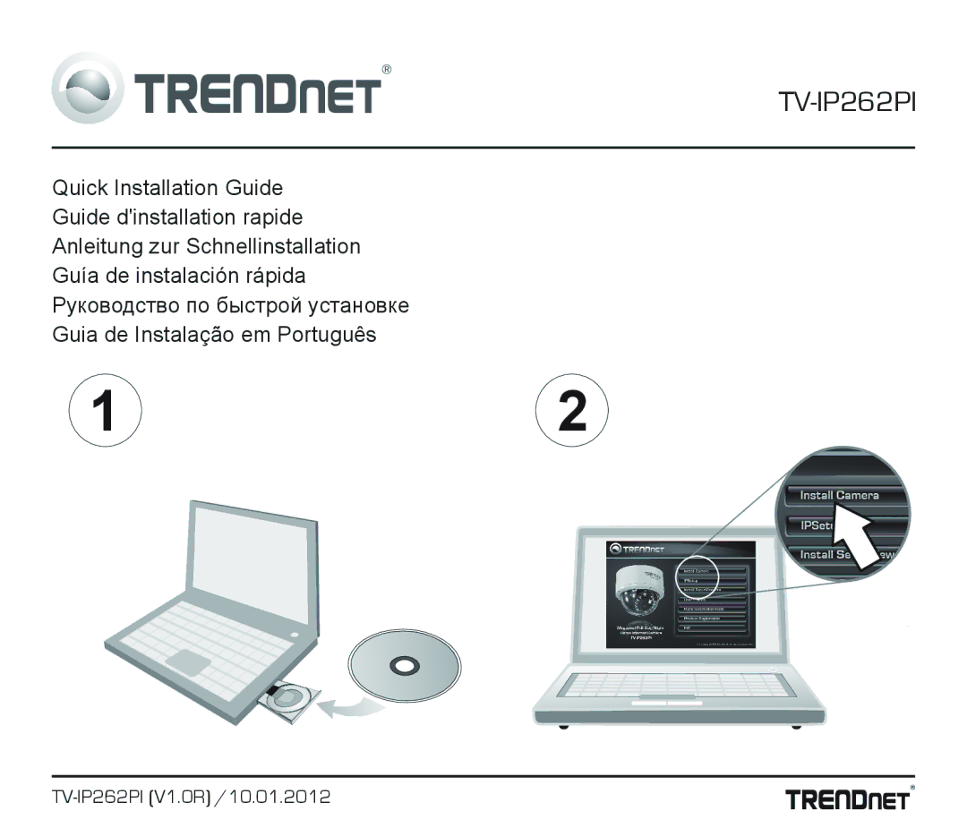 TRENDnet TRENDNET, TV-IP262PI (V1.0R) /10.01.2012 manual 