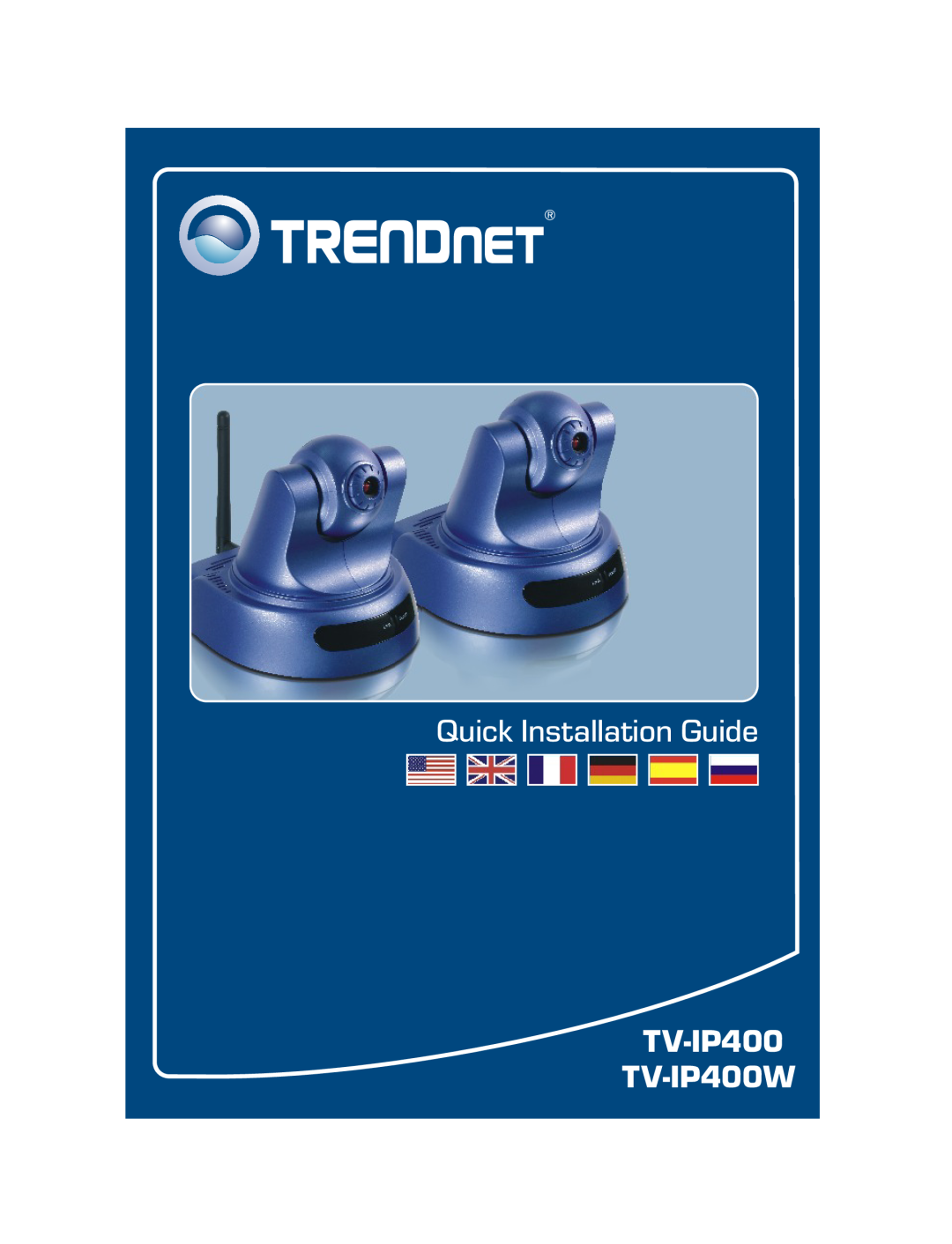 TRENDnet TRENDNET, tv-ip400 manual Quick Installation Guide, TV-IP400 TV-IP400W 