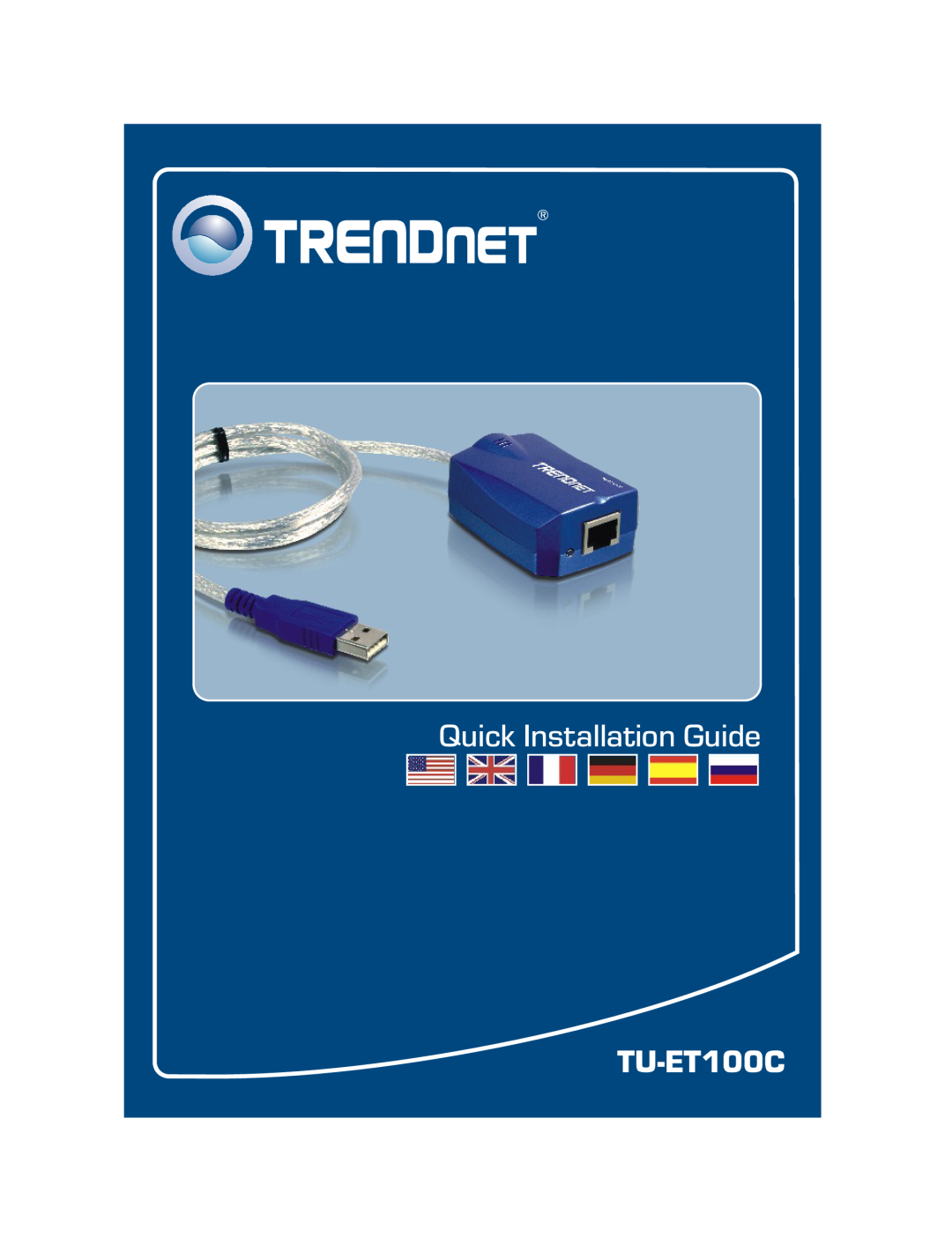 TRENDnet TU-ET100C manual Quick Installation Guide 