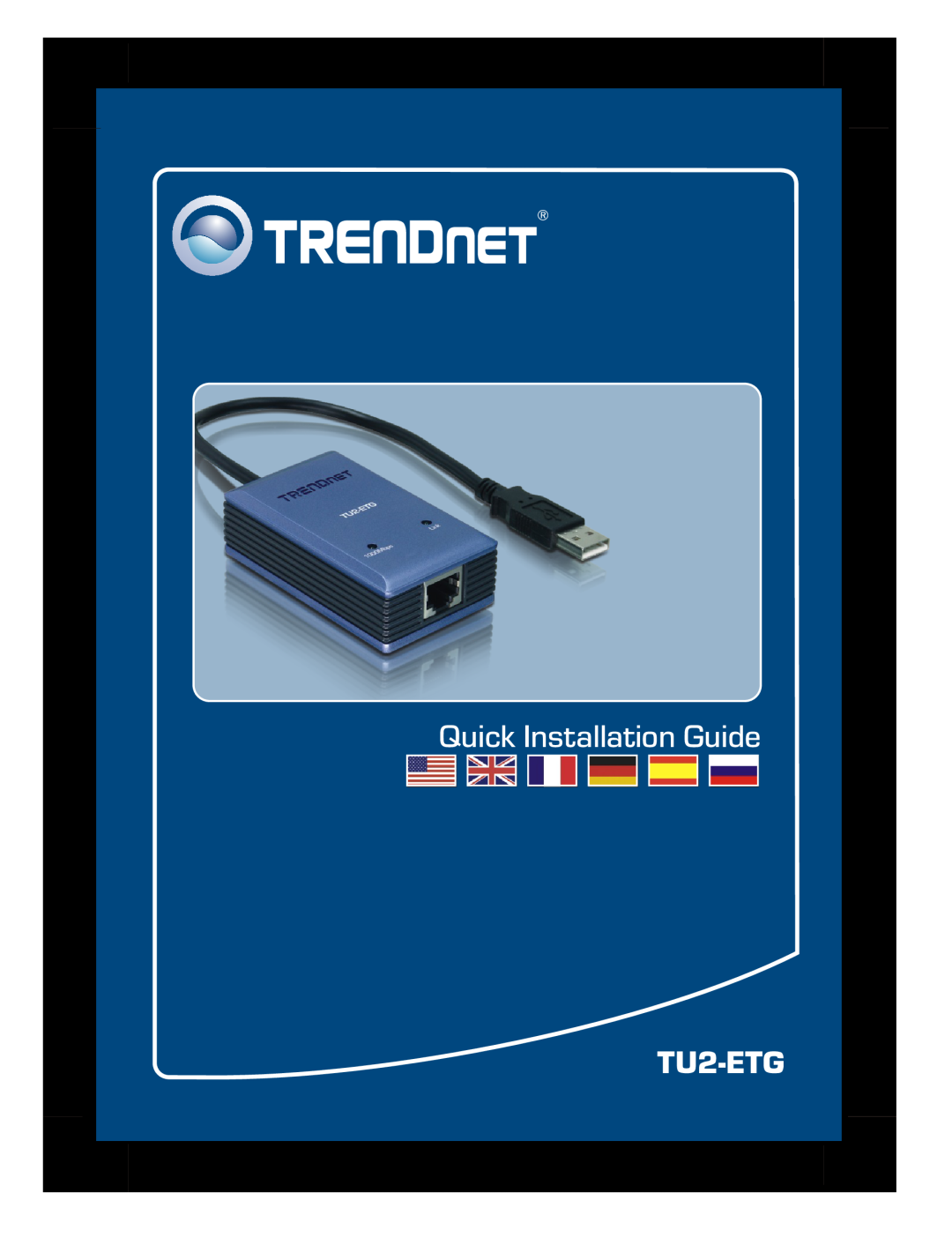 TRENDnet TU2-ETG manual Quick Installation Guide 