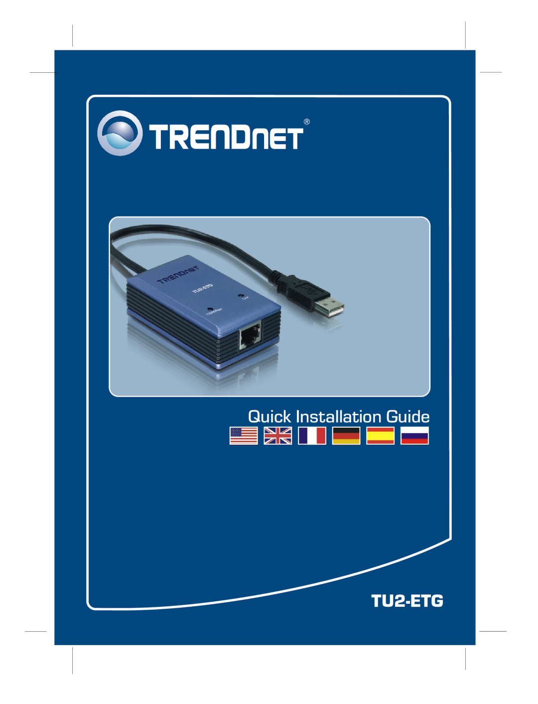 TRENDnet TU2-ETG manual 