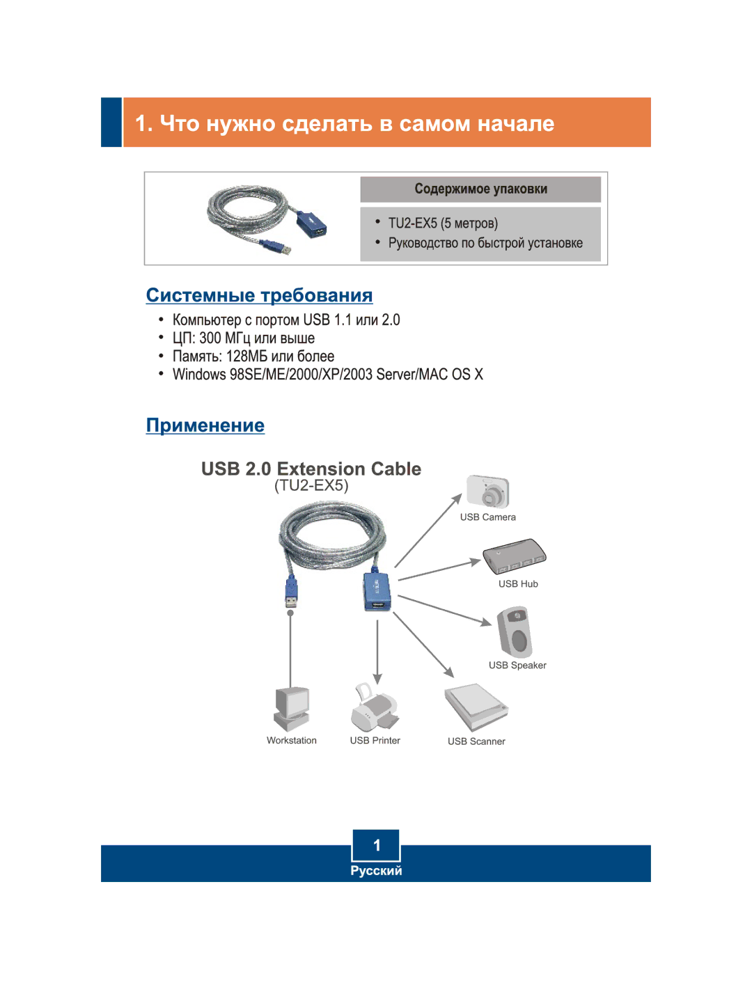 TRENDnet TU2-EX5 manual 