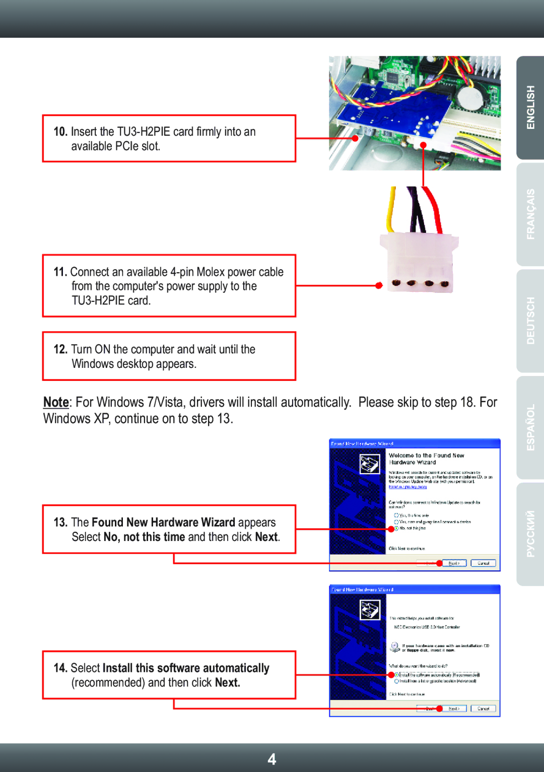 TRENDnet TU3H2PIE manual 