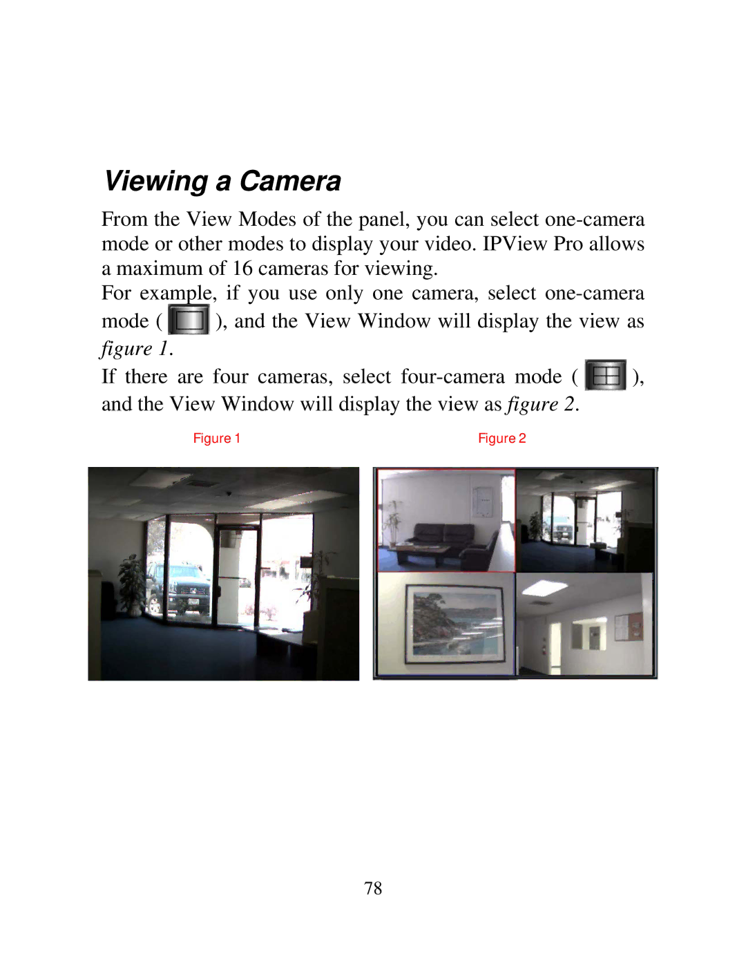 TRENDnet TV-IP100W-N, TV-IP100-N manual Viewing a Camera 