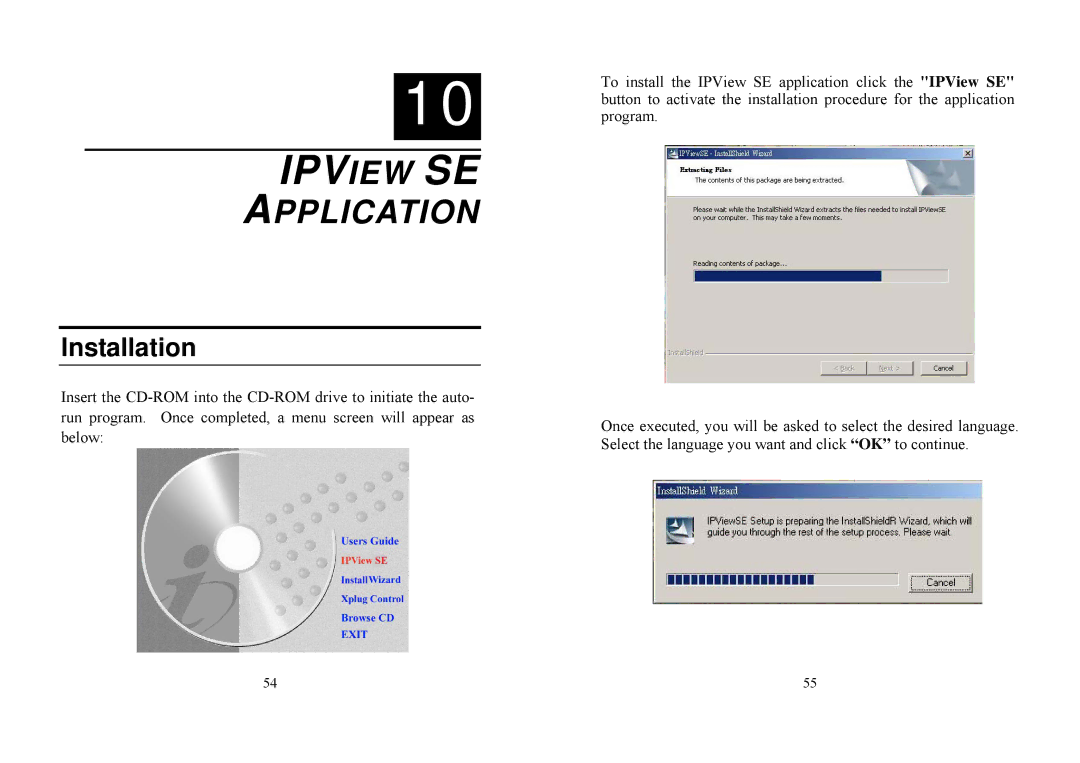 TRENDnet TV-IP100 manual Application, Installation 