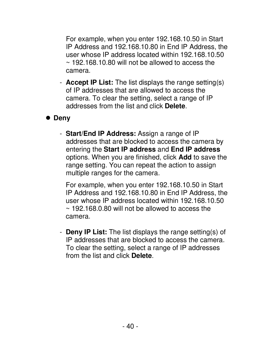 TRENDnet SecurView PoE Dome Internet Camera, TV-IP252P manual 