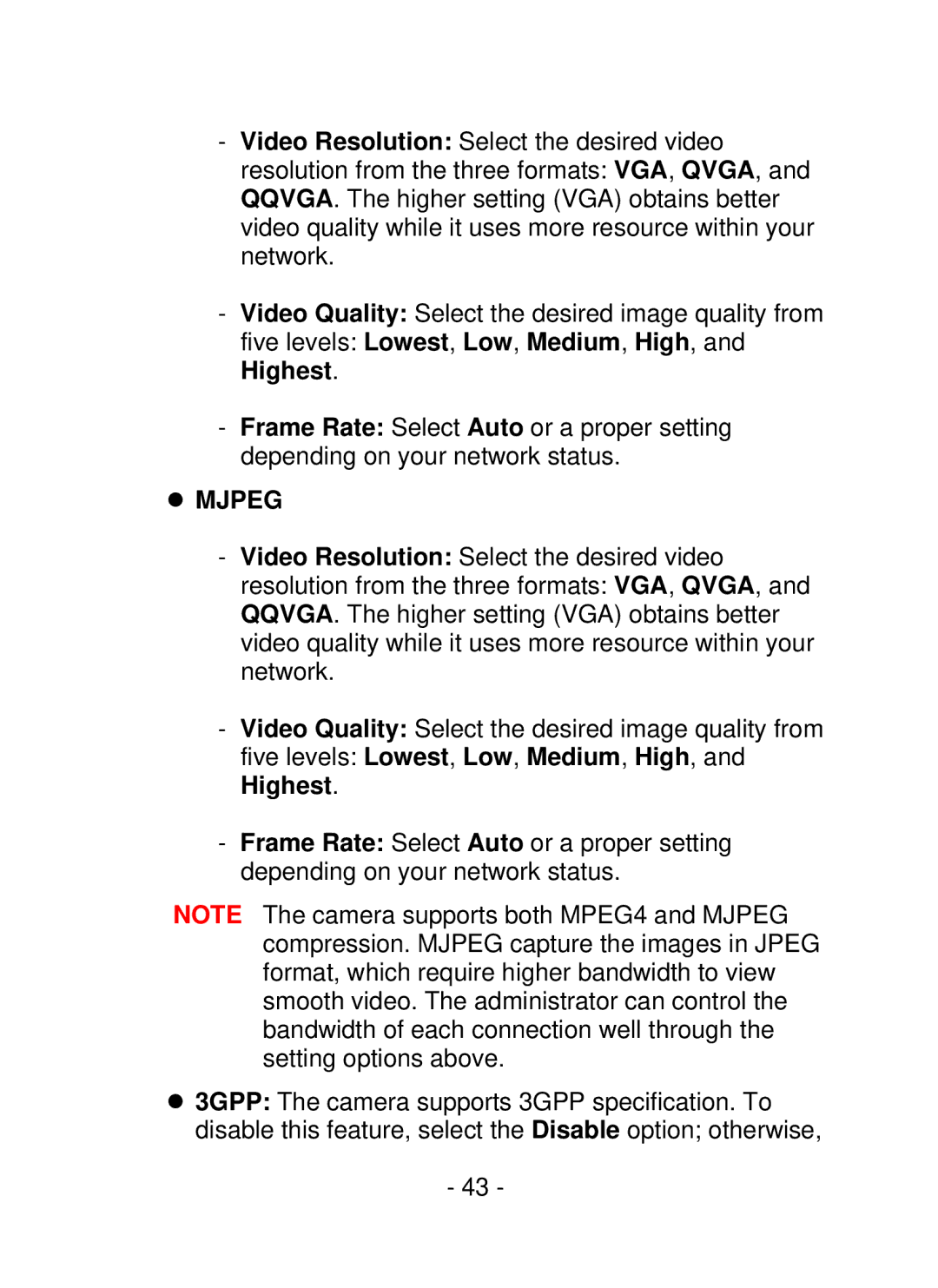 TRENDnet TV-IP252P, SecurView PoE Dome Internet Camera manual Mjpeg 