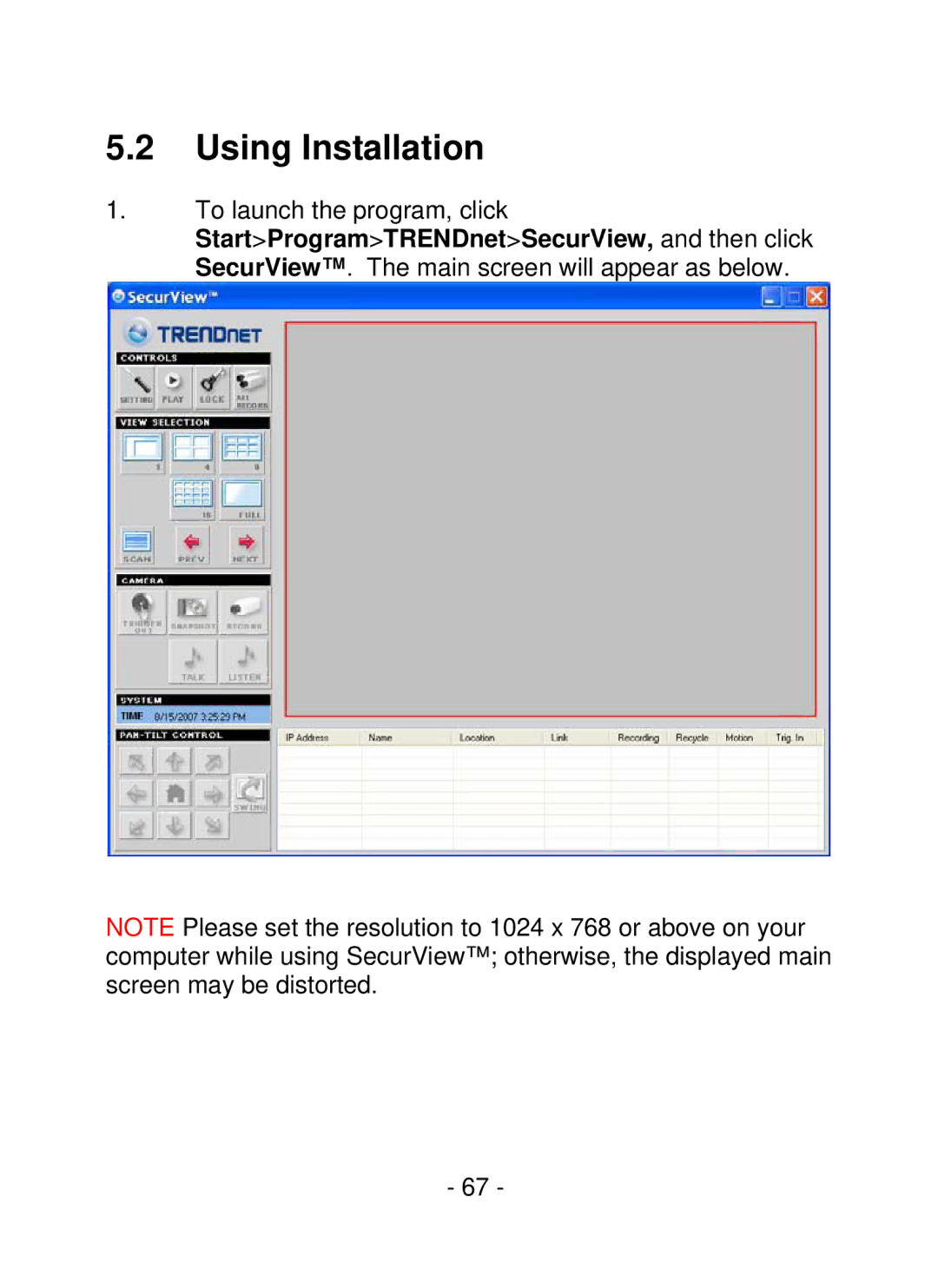 TRENDnet TV-IP252P, SecurView PoE Dome Internet Camera manual Using Installation 