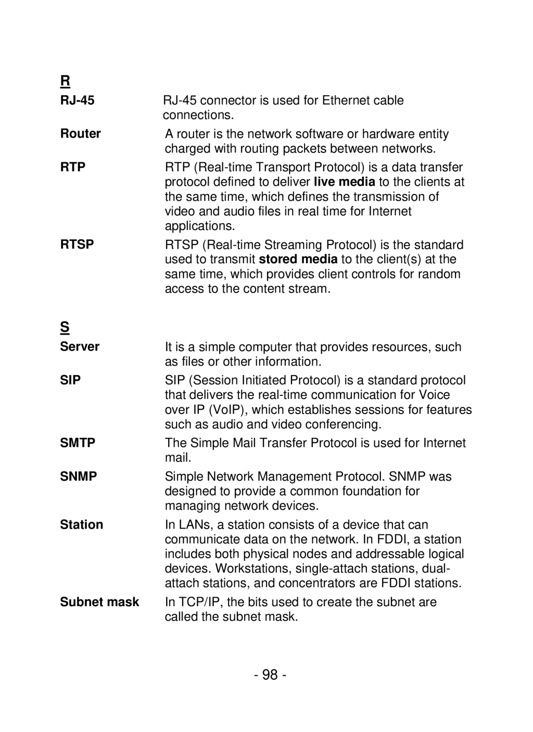 TRENDnet SecurView PoE Dome Internet Camera, TV-IP252P manual Smtp 