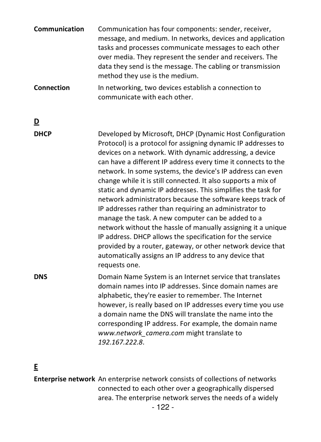 TRENDnet TV-IP322P manual Communication, Connection 