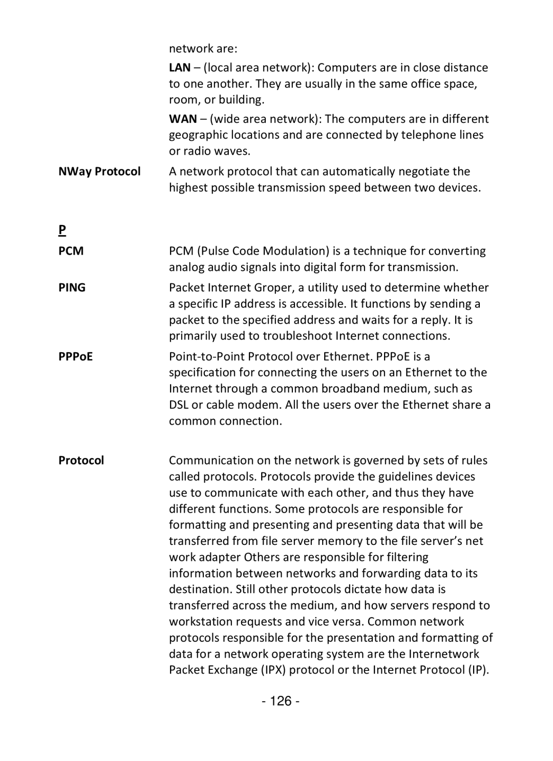 TRENDnet TV-IP322P manual PPPoE, Protocol 