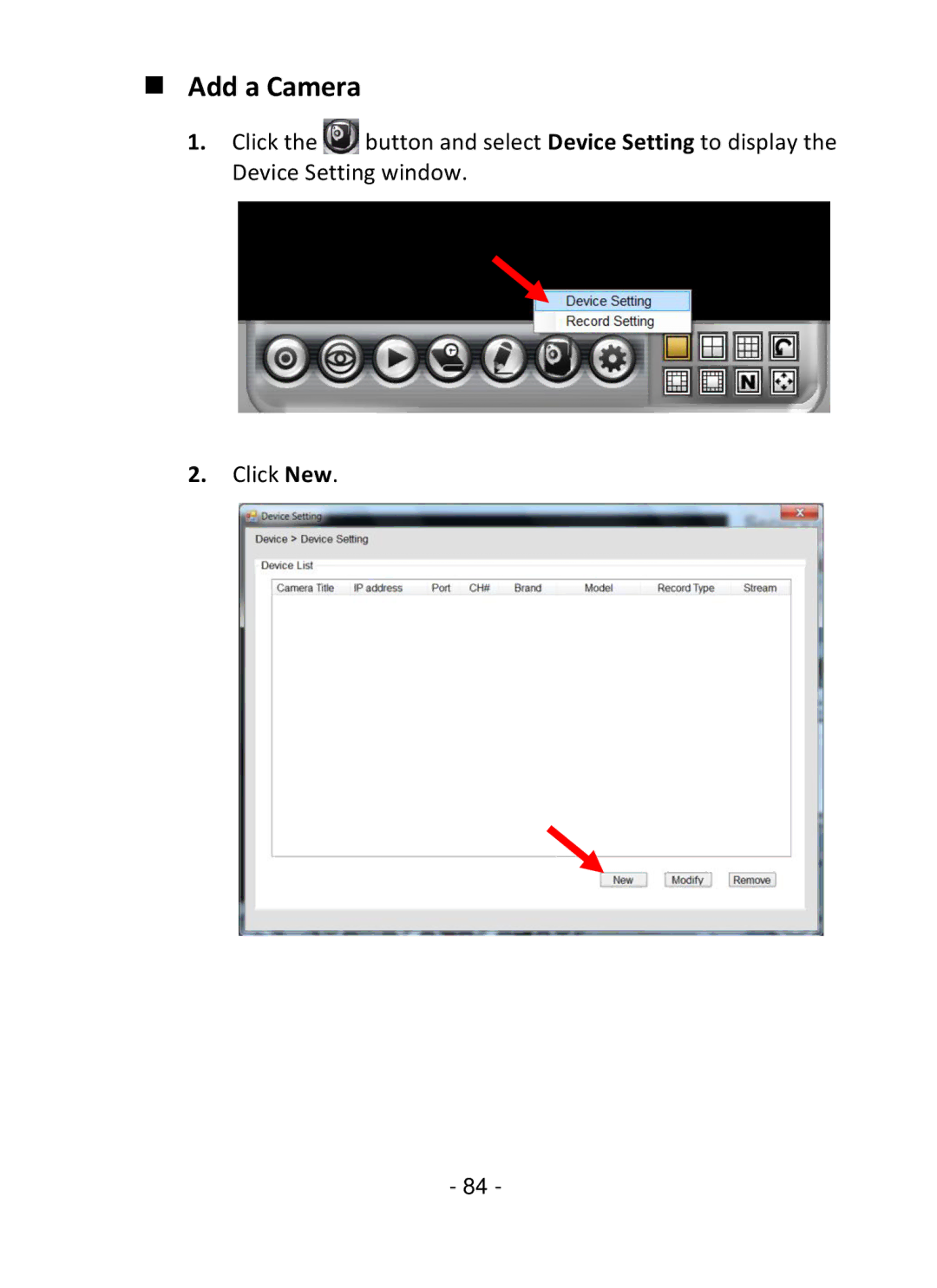 TRENDnet TV-IP322P manual  Add a Camera 