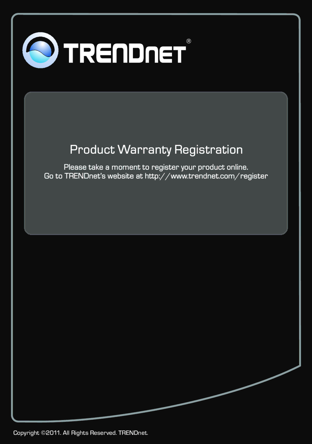 TRENDnet TV-IP602WN, IP camera manual Copyright 2011. All Rights Reserved. TRENDnet 