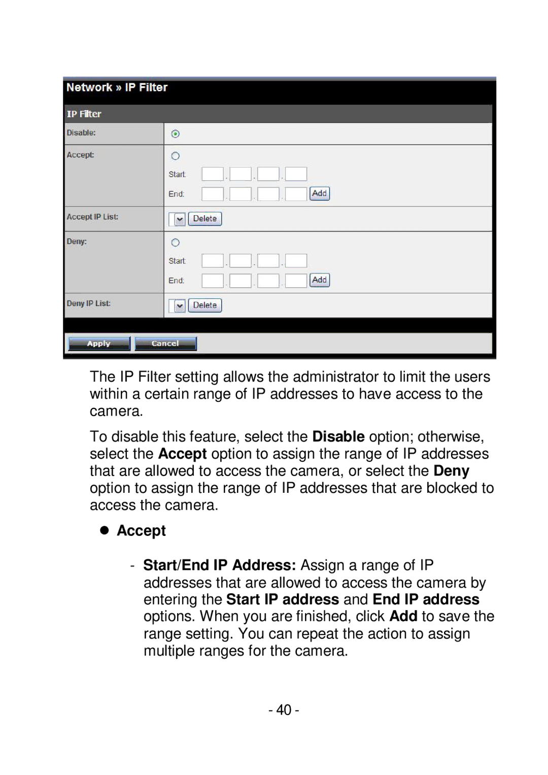 TRENDnet TVIP252P manual 