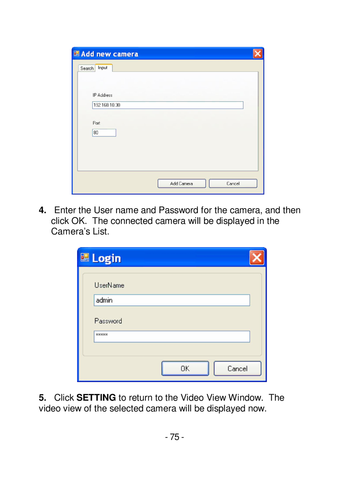 TRENDnet TVIP252P manual 