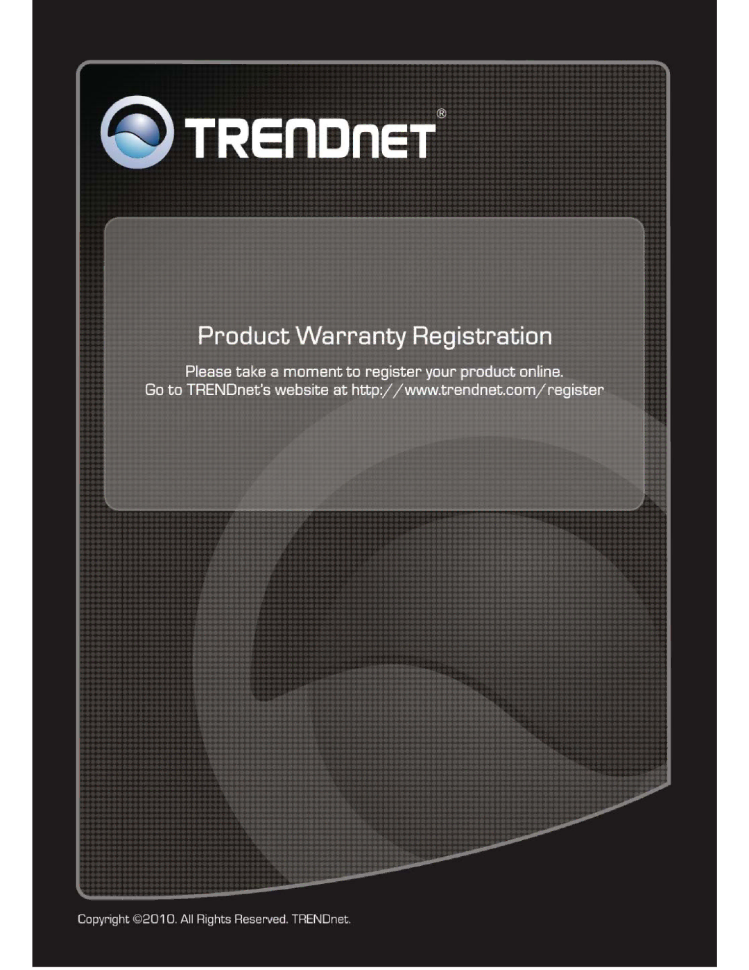 TRENDnet TVIP512P manual TV-IP512P ProView PoE Internet Camera 