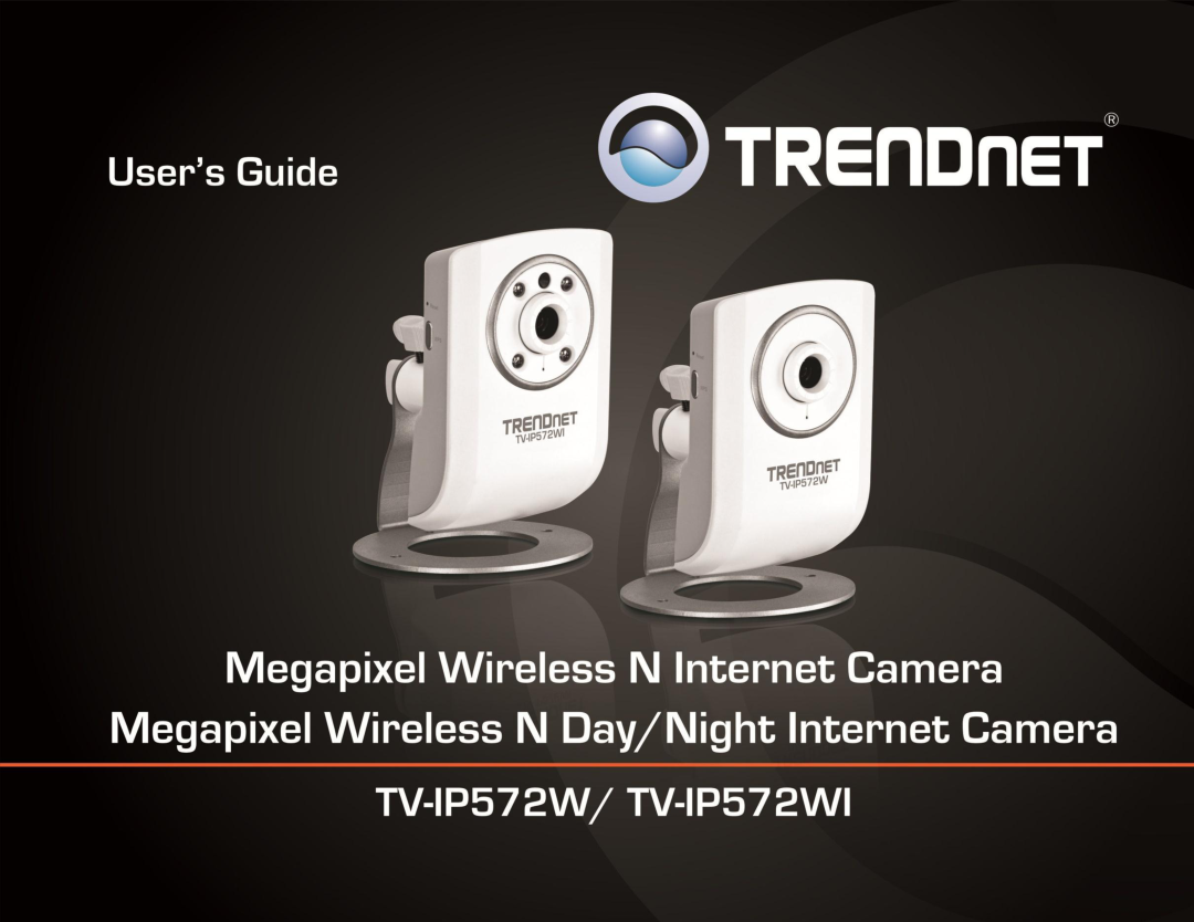 TRENDnet TVIP572W manual TRENDnet User’s Guide, Cover Page 