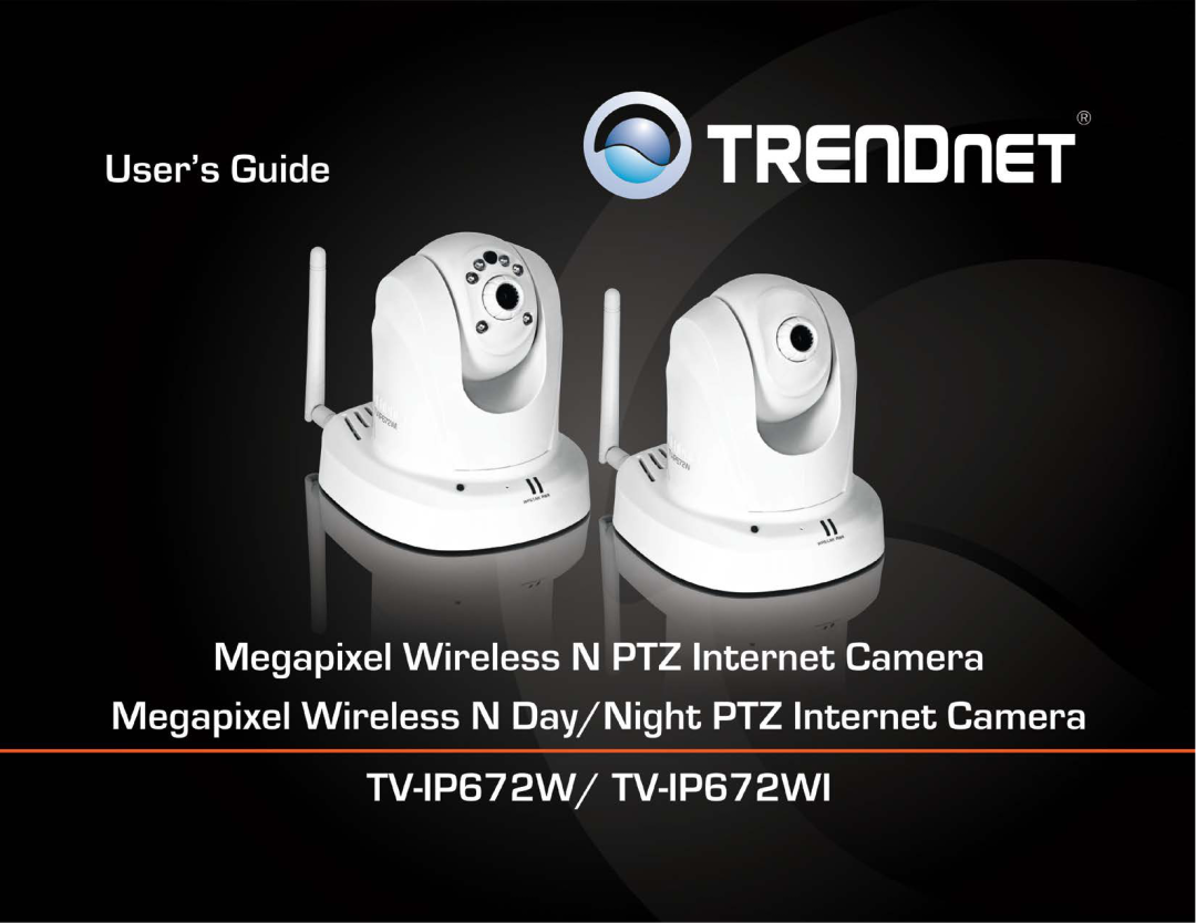TRENDnet KXTG7872S, TVIP672WI manual TRENDnet User’s Guide, Cover Page 