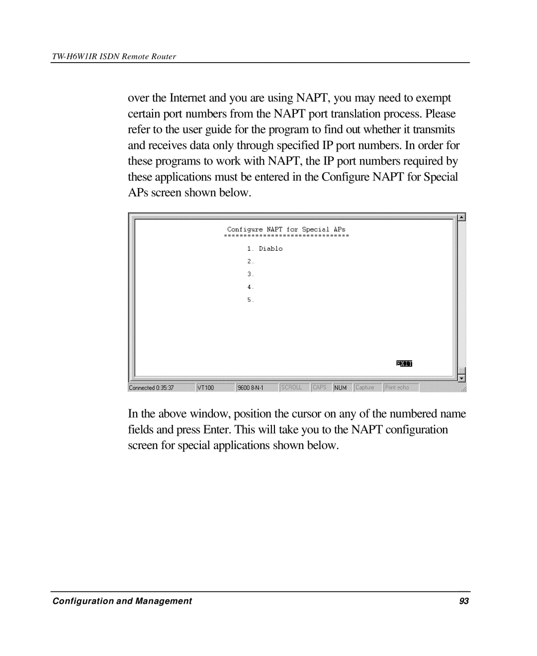 TRENDnet TW-H6W1IR manual Configuration and Management 