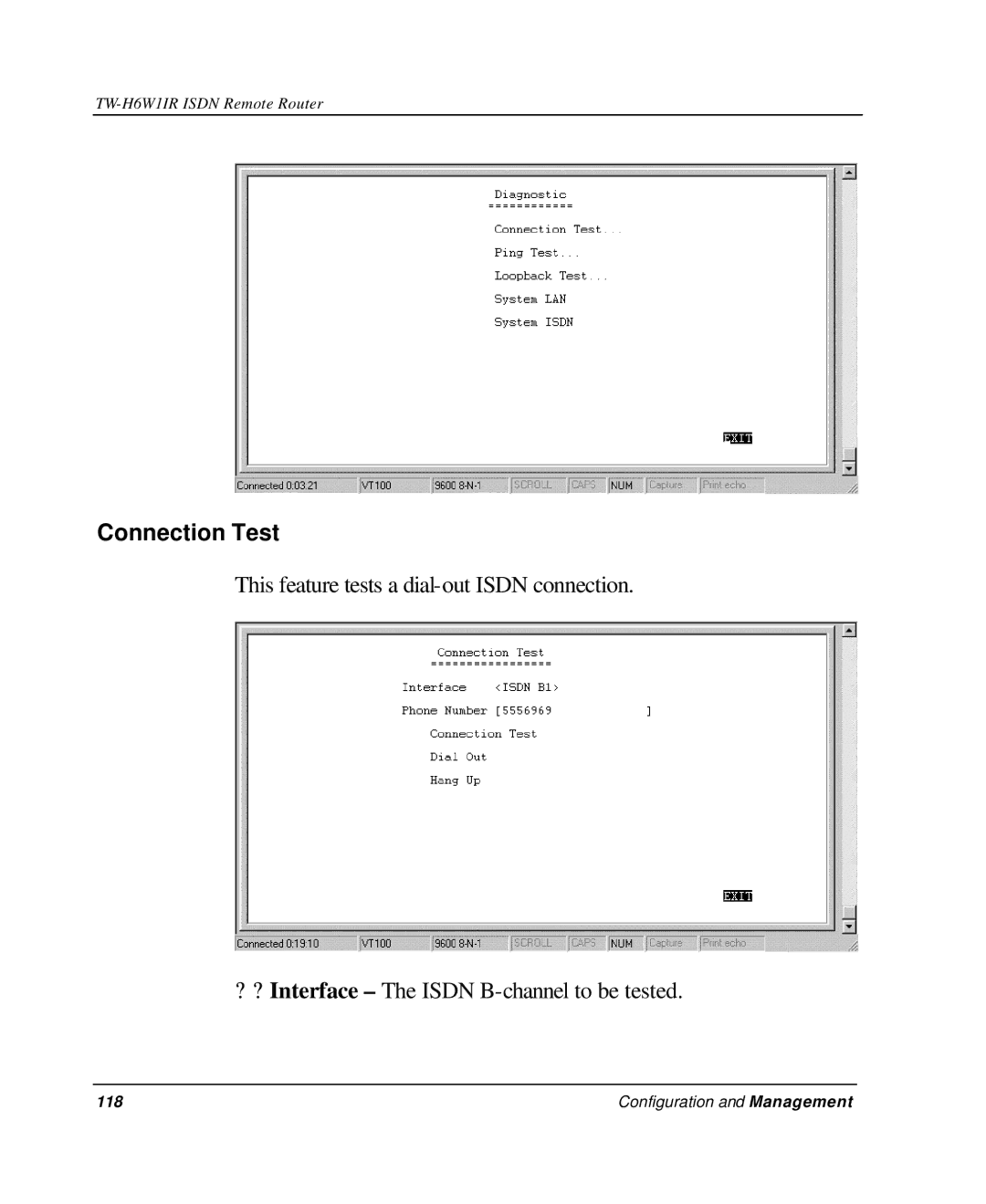 TRENDnet TW-H6W1IR manual Connection Test 