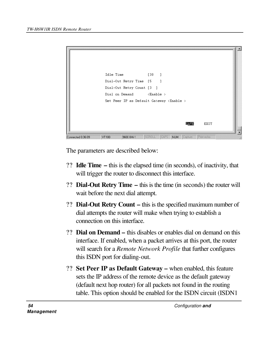 TRENDnet TW-H6W1IR manual Configuration 