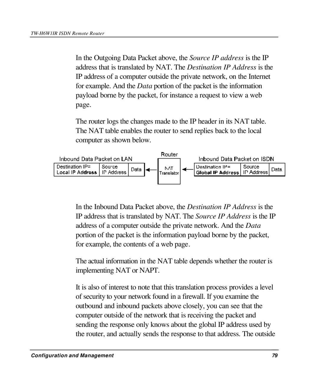 TRENDnet TW-H6W1IR manual Configuration and Management 