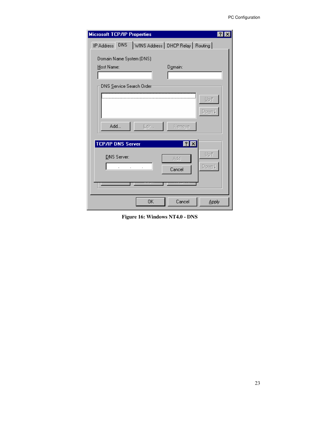 TRENDnet TW100-BRF114U manual Windows NT4.0 DNS 