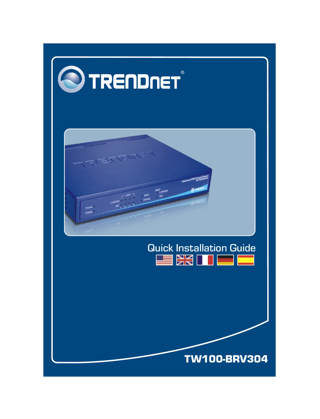 TRENDnet TW100-BRV304 manual 