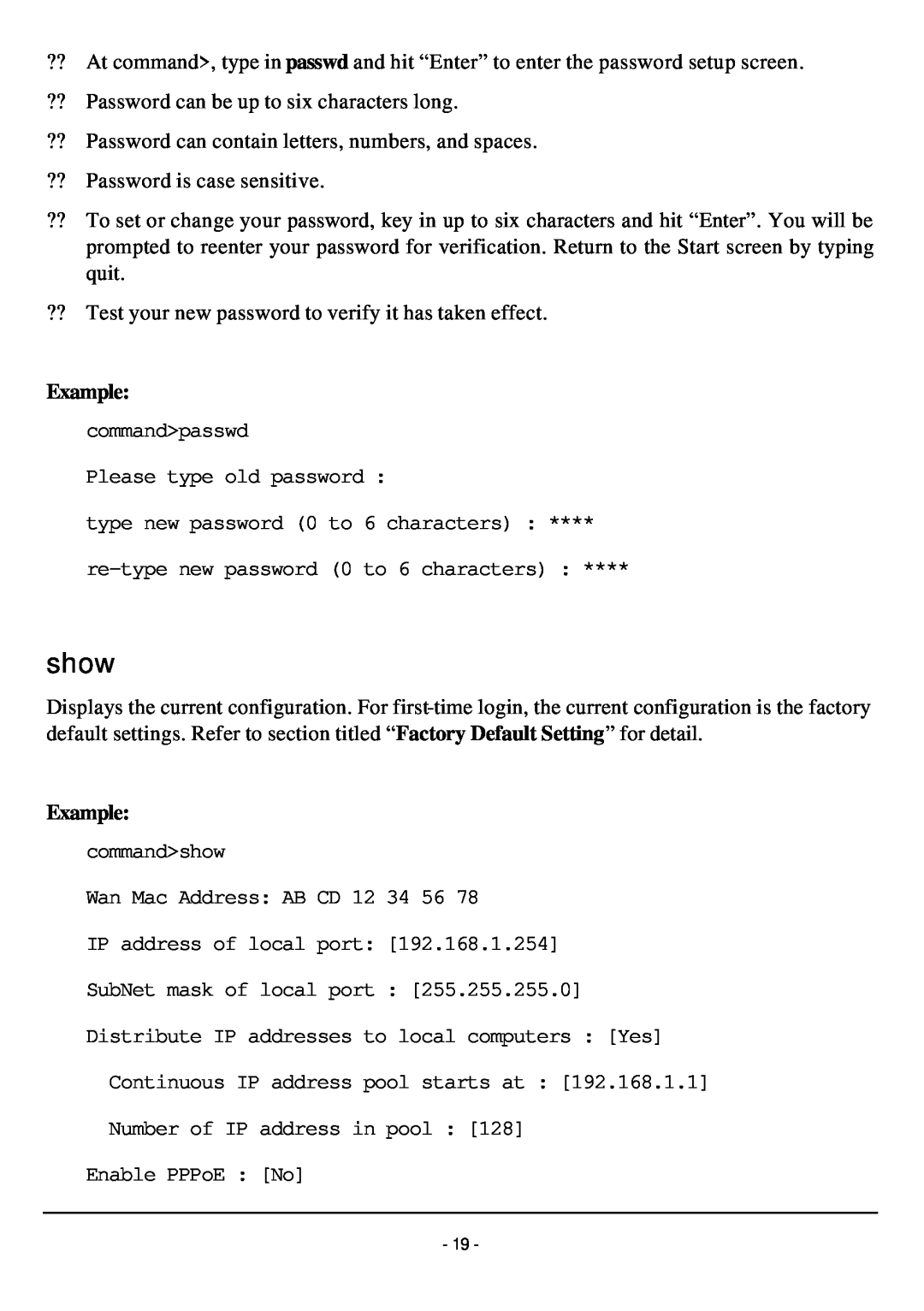 TRENDnet TW100-W1CA user manual show 