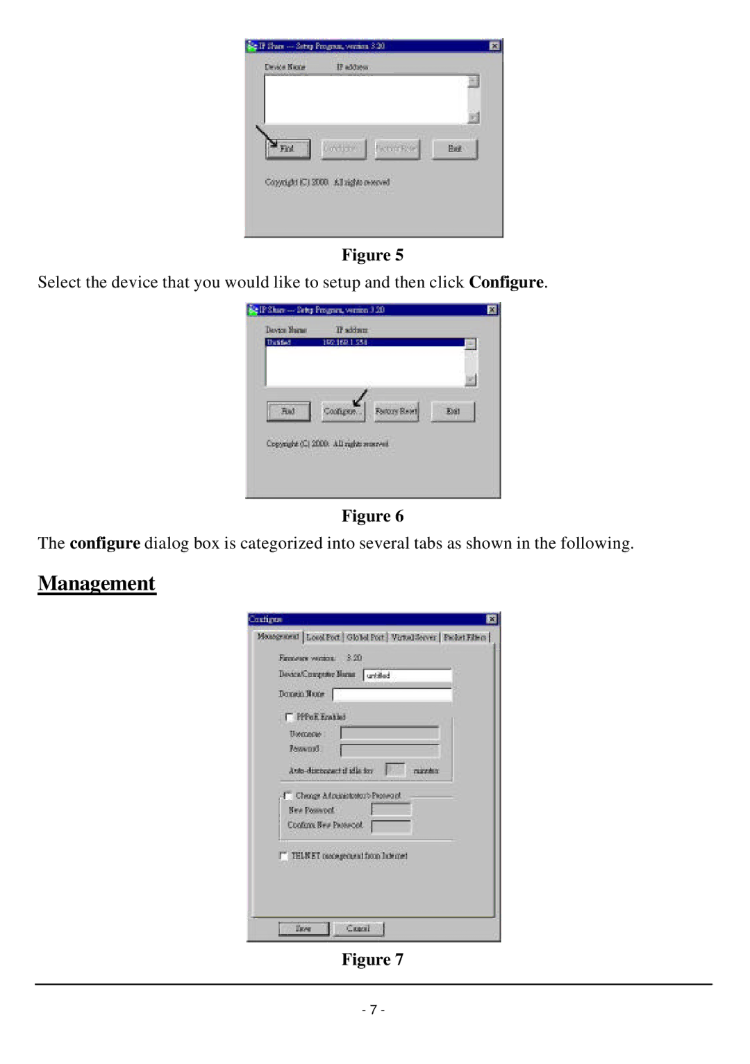 TRENDnet TW100-W1CA user manual Management 