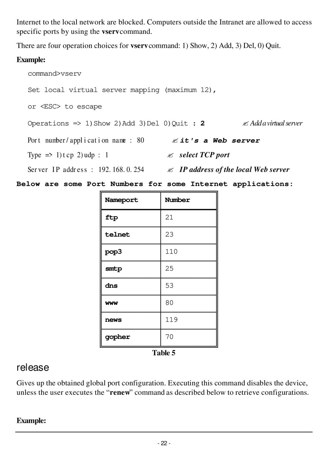 TRENDnet TW100-W1CA user manual Release, ? IP address of the local Web server 