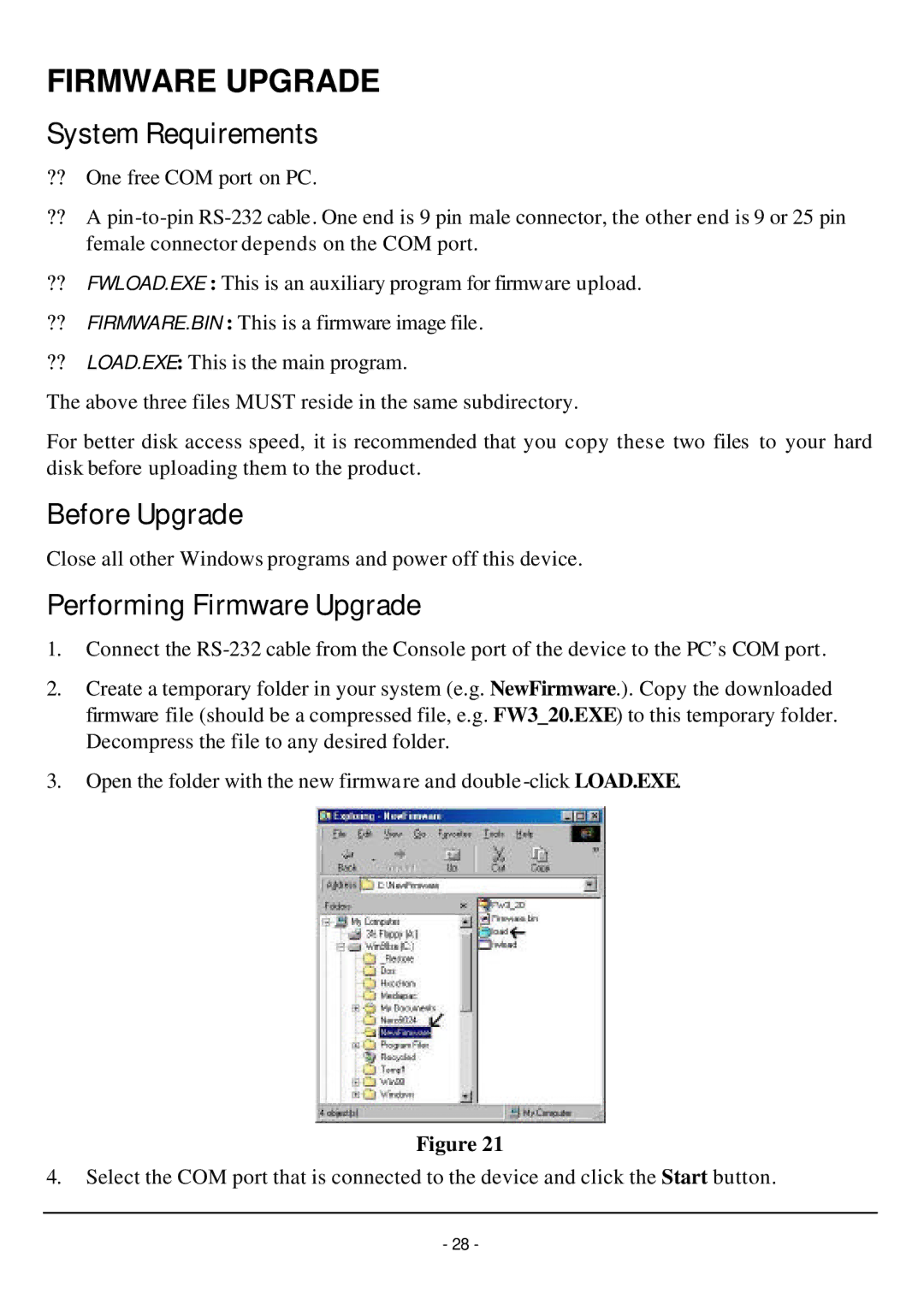 TRENDnet TW100-W1CA user manual Before Upgrade, Performing Firmware Upgrade 