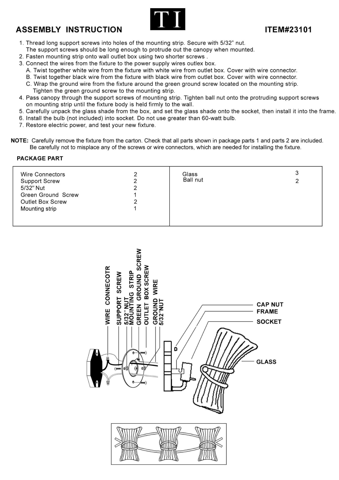 Triarch 23101 manual 