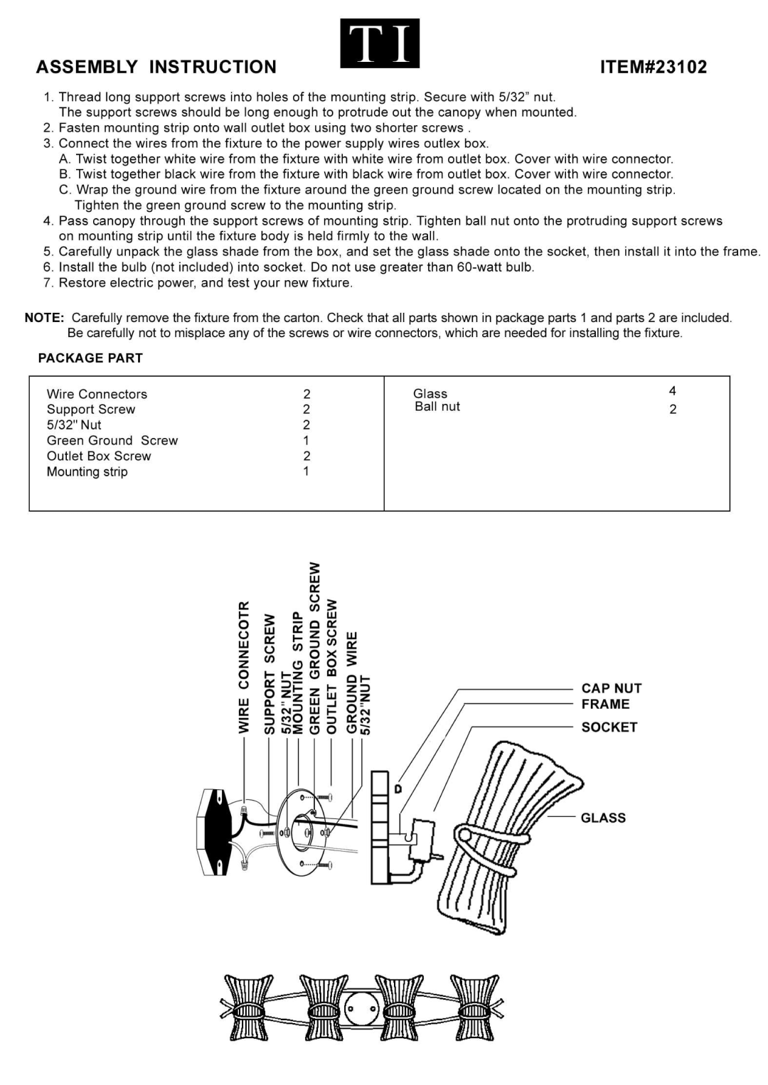 Triarch 23102 manual 