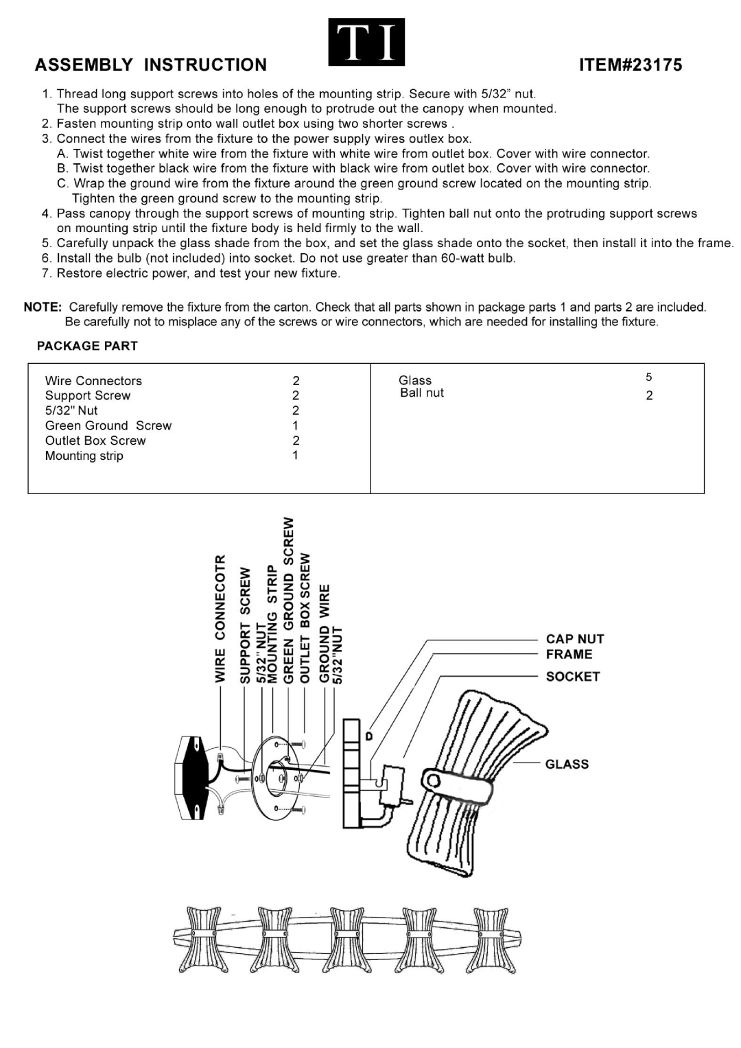 Triarch 23175 manual 