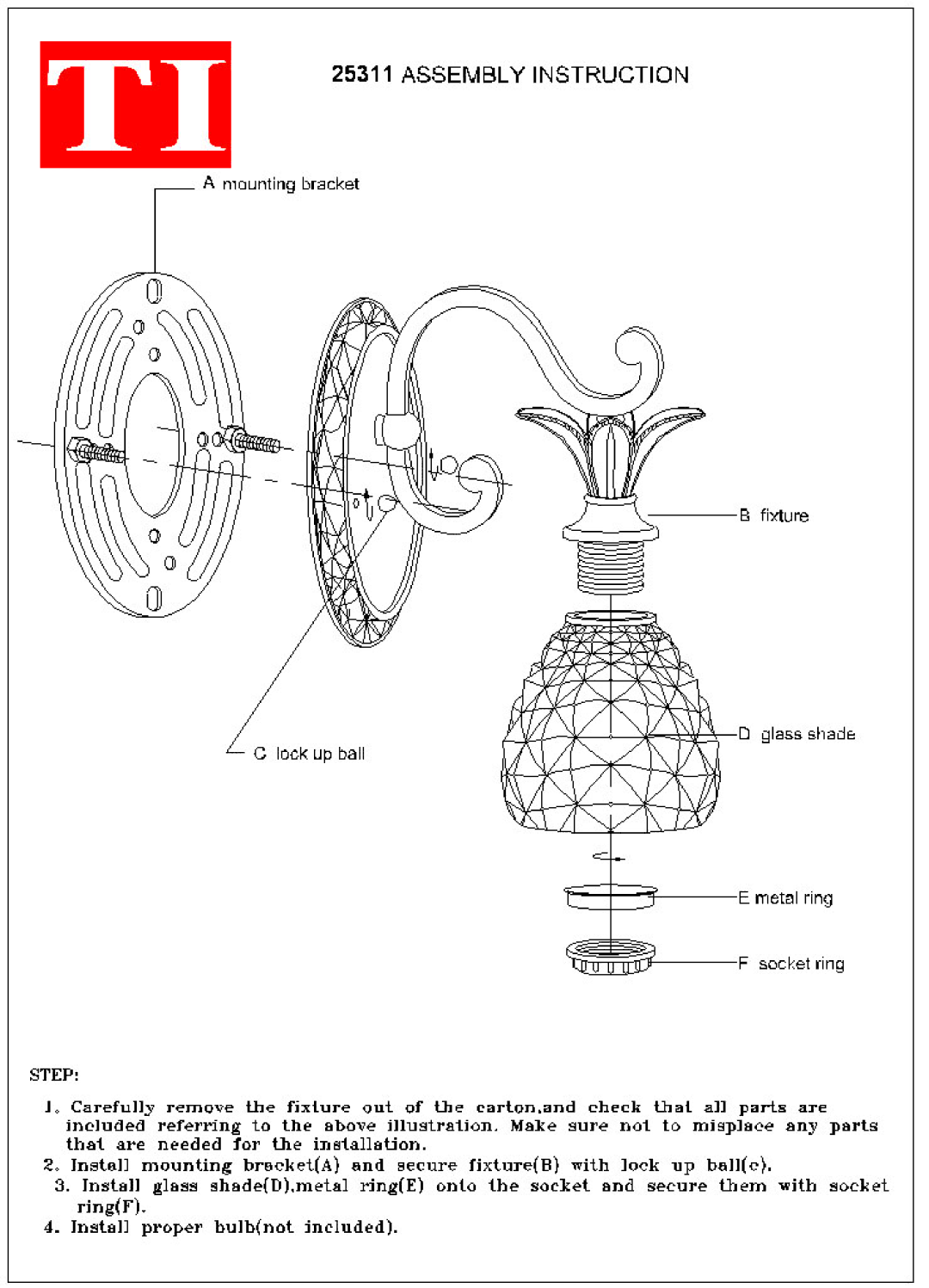 Triarch 25311 manual 